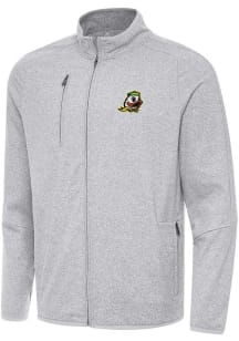 Antigua Oregon Ducks Mens Grey Hold Up Light Weight Jacket
