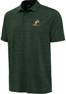 Antigua Oregon Ducks Mens Green Layout Short Sleeve Polo