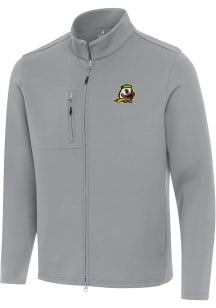 Antigua Oregon Ducks Mens Grey Objection Light Weight Jacket