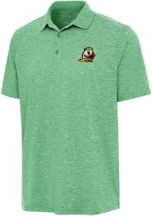 Antigua Oregon Ducks Mens Green Par 3 Short Sleeve Polo