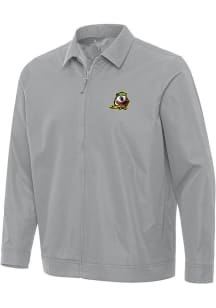 Antigua Oregon Ducks Mens Grey Pivot Light Weight Jacket