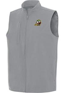 Antigua Oregon Ducks Mens Grey Regard Sleeveless Jacket