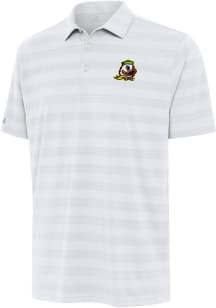 Antigua Oregon Ducks Mens White Tunnel Short Sleeve Polo