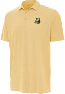 Antigua Oregon Ducks Mens Gold Twine Short Sleeve Polo