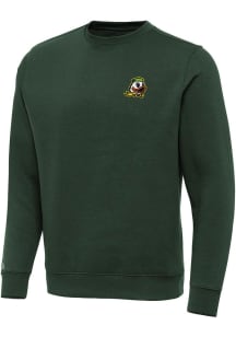 Antigua Oregon Ducks Mens Green Victory Long Sleeve Crew Sweatshirt