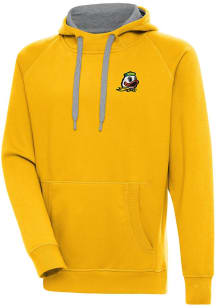 Antigua Oregon Ducks Mens Gold Victory Long Sleeve Hoodie