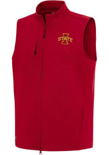 Antigua Iowa State Cyclones Mens Red Demand Sleeveless Jacket