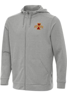 Antigua Iowa State Cyclones Mens Grey Effortless Light Weight Jacket