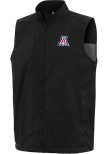 Antigua Arizona Wildcats Mens Black Brisk Sleeveless Jacket