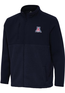 Antigua Arizona Wildcats Mens Navy Blue Daily Fused Medium Weight Jacket