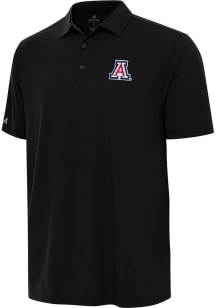 Antigua Arizona Wildcats Mens Black Era Short Sleeve Fashion Polo