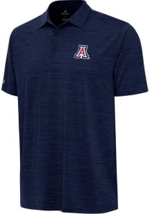Antigua Arizona Wildcats Mens Navy Blue Layout Short Sleeve Fashion Polo