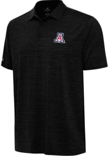 Antigua Arizona Wildcats Mens Black Layout Short Sleeve Fashion Polo