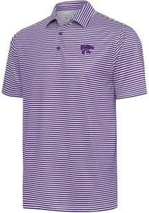 Antigua K-State Wildcats Mens  Skills Short Sleeve Polo