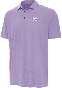 Antigua K-State Wildcats Mens  Twine Short Sleeve Polo