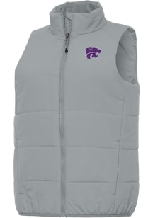 Antigua K-State Wildcats Womens Grey Experience Vest