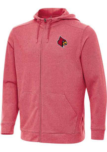 Antigua Louisville Cardinals Mens Red Effortless Light Weight Jacket