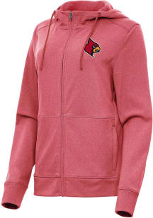 Antigua Louisville Cardinals Womens Red Seeker Light Weight Jacket