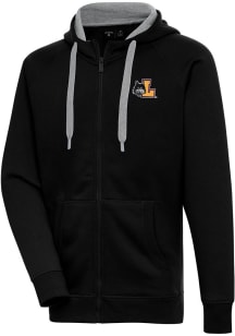 Antigua Loyola Ramblers Mens Black Victory Long Sleeve Full Zip Jacket