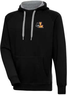 Antigua Loyola Ramblers Mens Black Victory Long Sleeve Hoodie