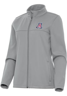 Antigua Arizona Wildcats Womens Grey Links Light Weight Jacket