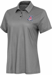 Antigua Arizona Wildcats Womens White Rings Short Sleeve Polo Shirt