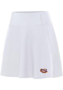 Antigua LSU Tigers Womens White Tigers Eye Chip Skort Skirt