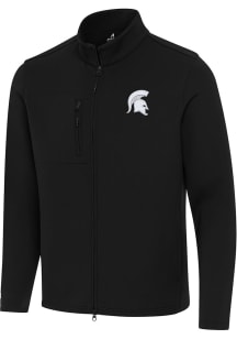 Antigua Michigan State Spartans Mens Black Objection Design Light Weight Jacket