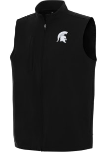 Antigua Michigan State Spartans Mens Black Regard Sleeveless Jacket