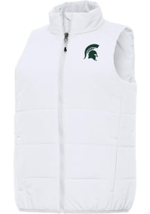 Antigua Michigan State Spartans Womens White Experience Vest