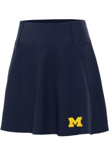Antigua Michigan Wolverines Womens Blue Chip Skort Skirt