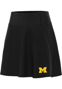 Antigua Michigan Wolverines Womens Black Chip Skort Skirt