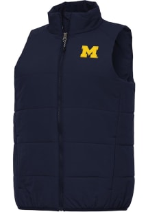 Antigua Michigan Wolverines Womens Blue Experience Vest