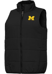 Antigua Michigan Wolverines Womens Black Experience Vest