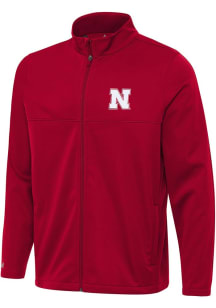 Antigua Nebraska Cornhuskers Mens Red Links 2 Light Weight Jacket