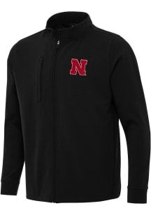 Antigua Nebraska Cornhuskers Mens Black Regard Light Weight Jacket