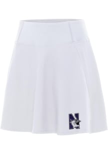 Antigua Northwestern Wildcats Womens White Chip Skort Skirt