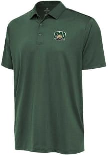 Antigua Ohio Bobcats Mens Green Ellipse Short Sleeve Polo