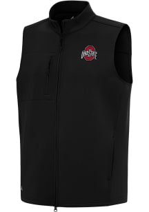 Antigua Ohio State Buckeyes Mens Black Demand Sleeveless Jacket