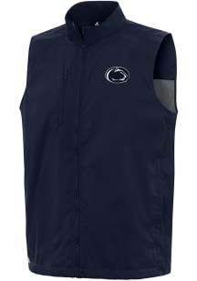 Antigua Penn State Nittany Lions Mens Navy Blue Brisk Sleeveless Jacket