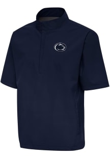 Antigua Penn State Nittany Lions Mens Navy Blue Brisk Short Sleeve Jacket