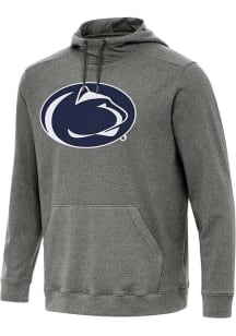 Antigua Penn State Nittany Lions Mens Black Full Front Cloud Long Sleeve Hoodie