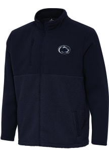 Antigua Penn State Nittany Lions Mens Navy Blue Daily Fused Medium Weight Jacket
