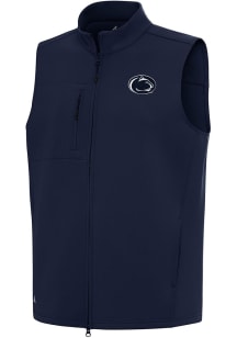 Antigua Penn State Nittany Lions Mens Navy Blue Demand Sleeveless Jacket