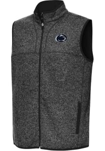 Antigua Penn State Nittany Lions Mens Black Fortune Sleeveless Jacket