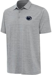 Antigua Penn State Nittany Lions Mens Grey Layout Short Sleeve Polo