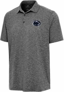 Antigua Penn State Nittany Lions Mens Black Par 3 Short Sleeve Polo