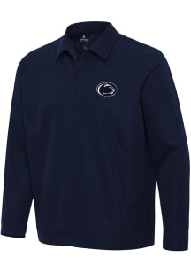 Antigua Penn State Nittany Lions Mens Navy Blue Pivot Light Weight Jacket
