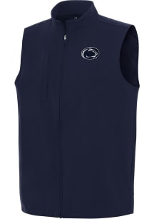 Antigua Penn State Nittany Lions Mens Navy Blue Regard Sleeveless Jacket