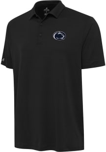 Antigua Penn State Nittany Lions Mens Black Reprocess Recycled Short Sleeve Polo